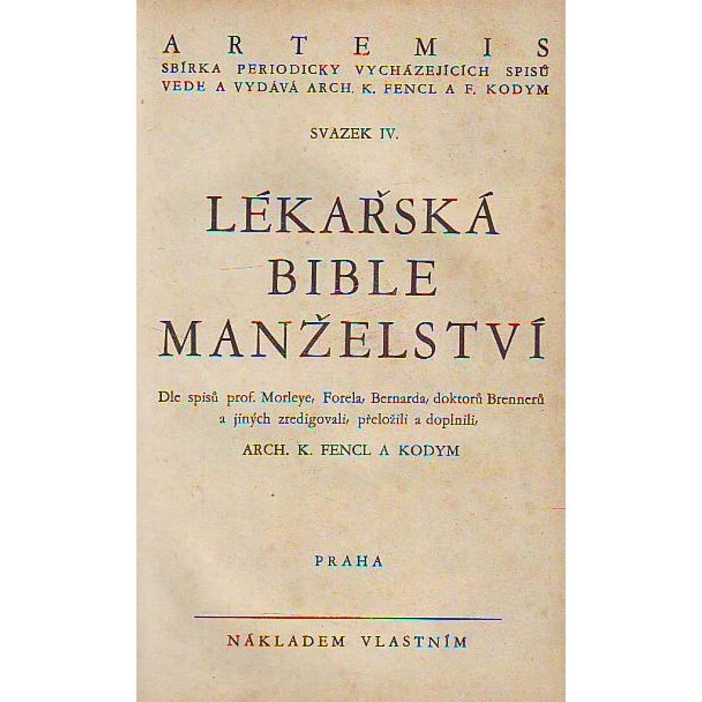 LÉKAŘSKÁ BIBLE MANŽELSTVÍ